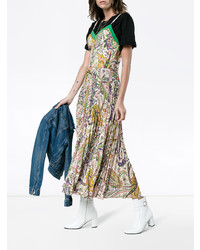 Etro Floral Pleated Dress