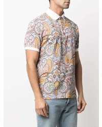 Etro Paisley Print Polo Shirt