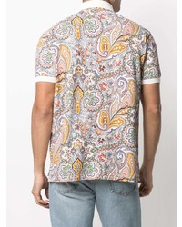 Etro Paisley Print Polo Shirt