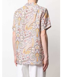 Etro Paisley Print Linen Shirt