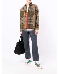 YMC Curtis Patchwork Shirt