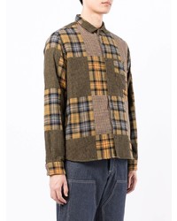 YMC Curtis Patchwork Shirt