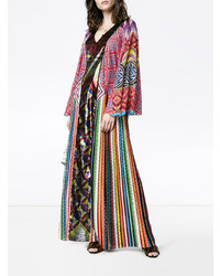 Mary Katrantzou Lapwing Patchwork Silk Kaftan Dress