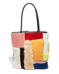 Multi colored Patchwork Tote Bag