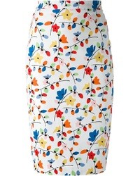 Multi colored Pencil Skirt