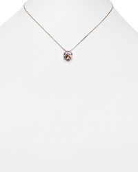 Bloomingdale's Multi Sapphire And Diamond Pendant Necklace In 14k Rose Gold 16