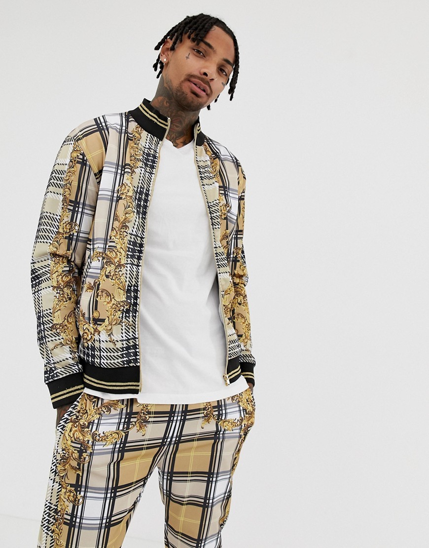 ASOS Jacquard Bomber Jacket