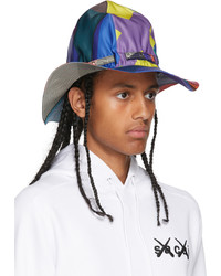 Sacai Multicolor Kaws Edition Colorblocked Mountain Metro Hat
