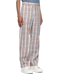 Acne Studios Multicolor Wool Checked Trousers