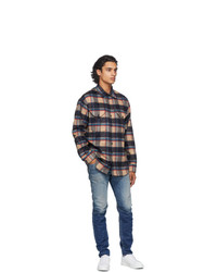 DSQUARED2 Beige Wool Check Shirt