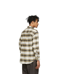 BILLY Black And Yellow Flannel Check Shirt