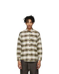 BILLY Black And Yellow Flannel Check Shirt