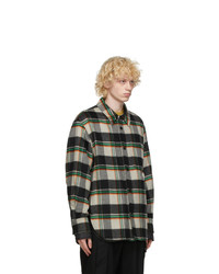 Solid Homme Black Check Shirt