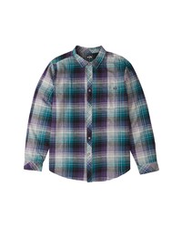 Billabong Coastline Check Flannel Button Up Shirt