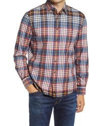 johnnie-O Hangin Out Kemper Plaid Flannel Button Up Shirt