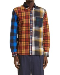 Beams Plus Mixed Print Flannel Shirt