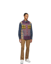 Burberry Multicolor Check Tindall Patchwork Shirt