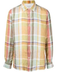 Officine Generale Checked Long Sleeved Shirt