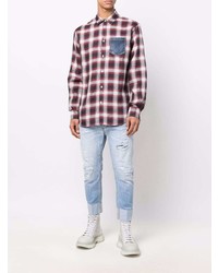DSQUARED2 Long Sleeve Checked Shirt