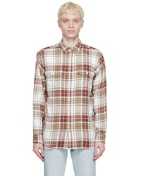Levi's Brown Cotton Shirt