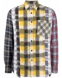 Needles Check Panelled Flannel Shirt