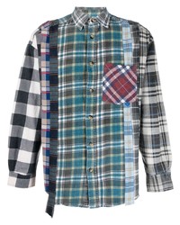 Needles Check Print Buttoned Up Shirt