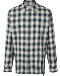 Solid Homme Faded Plaid Shirt