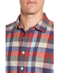 Grayers Hadley Heritage Regular Fit Plaid Flannel Sport Shirt