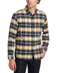 Lucky Brand Hamburg Plaid One Pocket With Flap Button Down Shirt