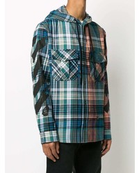 Off-White Hooded Check Shirt