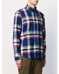 Kenzo Jumping Tiger Check Shirt