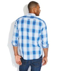 Lucky Brand Classic Fit Somerset Plaid 1 Pocket