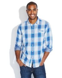 Lucky Brand Classic Fit Somerset Plaid 1 Pocket