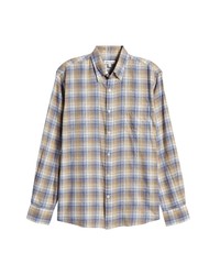 Peter Millar Mount Pearl Cotton Long Sleeve Button Up Shirt