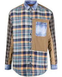 DSQUARED2 Panelled Check Shirt