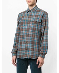 Gieves & Hawkes Patch Pocket Plaid Shirt