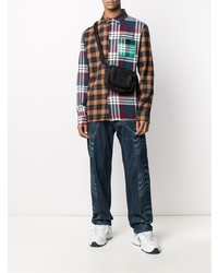 Daily Paper Patchwork Cotton Checked Shirt