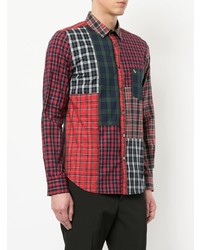 Education From Youngmachines Patchwork Plaid Shirt