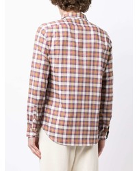 PS Paul Smith Plaid Check Pattern Cotton Shirt