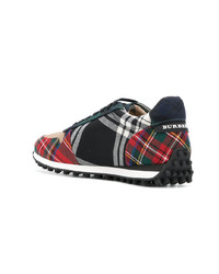 Burberry Designer Checkered Sneakers