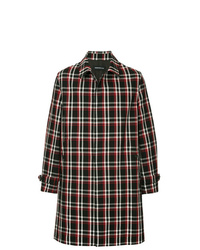 Undercover Checked Single Breasted Coat