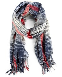 Sole Society Gradient Houndstooth Scarf