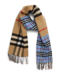 Burberry Vintage Check Giant Check Cashmere Blend Scarf