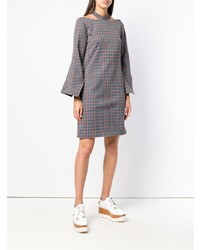 Aalto Checked Cut Out Dress