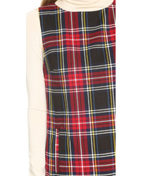 BB Dakota Harlow Tartan Plaid Shift Dress