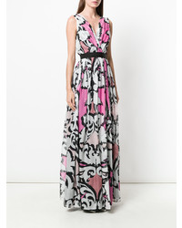 Marco Bologna Patterned Evening Dress
