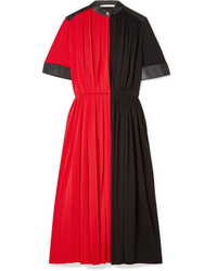 Givenchy Ed Pleated Stretch Jersey Midi Dress