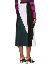 Proenza Schouler Multicolor Pleated Knit Skirt