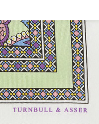 Turnbull & Asser Paisley Silk Pocket Square