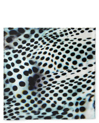 Paul Smith Shoes Accessories Animal Print Silk Pocket Square